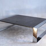 Exceptional large coffee table "RING" signed ORSENIGO by Mauro Lippar.