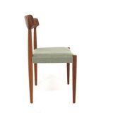 Set of 4 table chairs, Knud Faerch, Slagelse Møbelfabrik, Denmark, 196