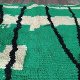 Boujaad rug, ecru with geometric patterns, 250cm x 150cm