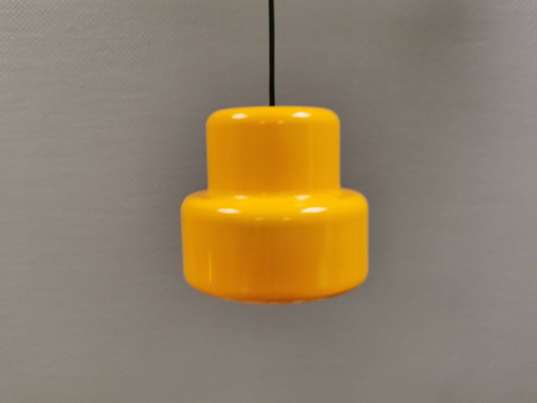Mini poker hanging lamp by Jo Hammerborg 1977 Denmark