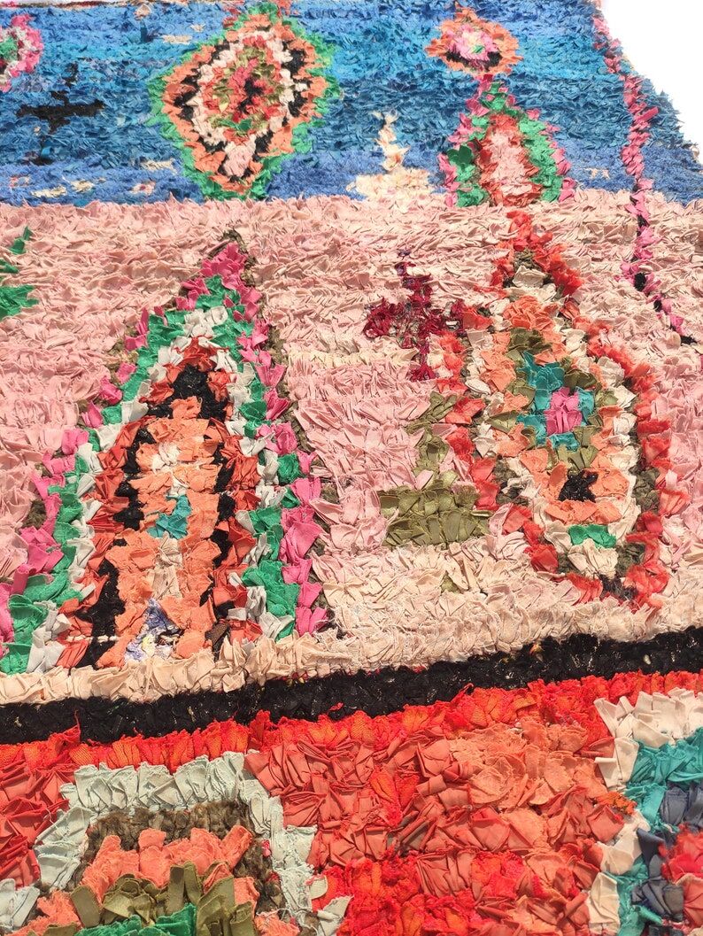 Carpet berbere boucherouite 175x120 cm