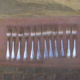 Series of twelve forks and twelve spoons Ercuis