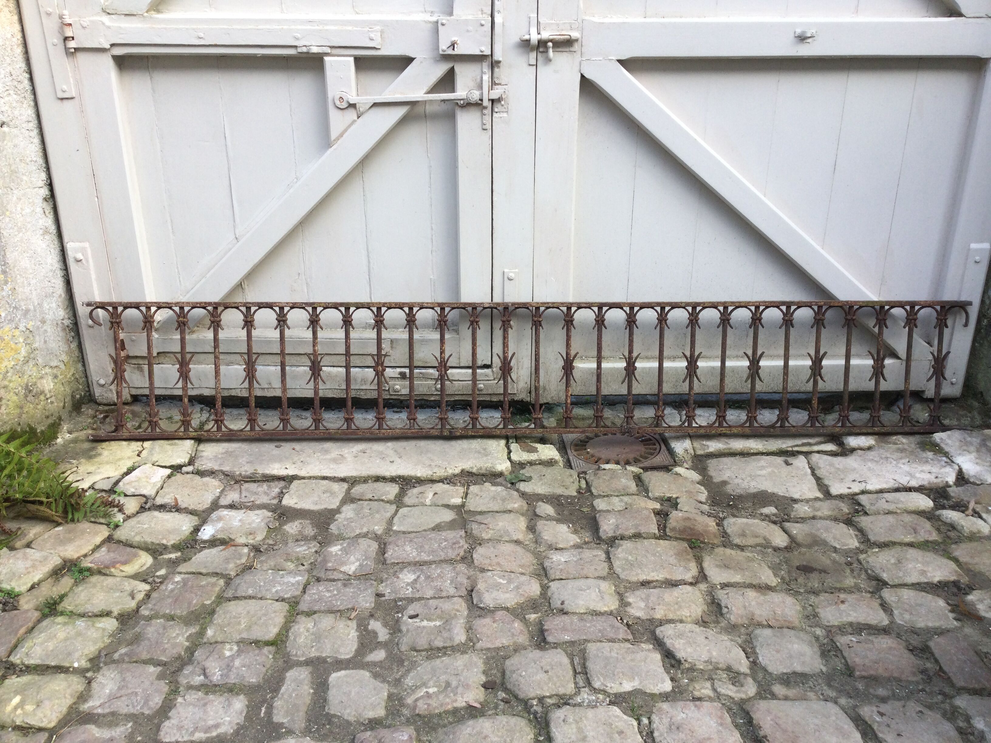 old wrought iron gate