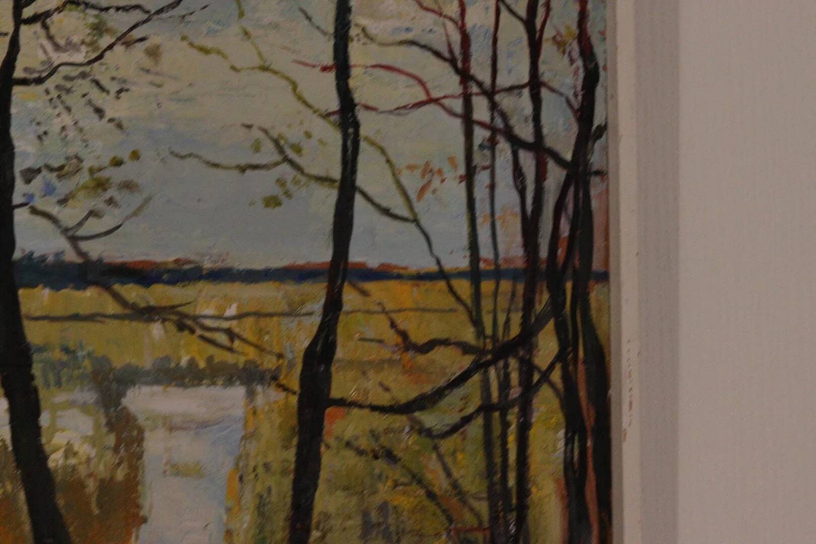 Paysage avec arbres par Harry Sahlin