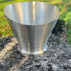 Mumm champagne bucket, vintage pewter vasque