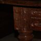 SAVOYARD CHALET TABLE, carved, with two drawers, late 18th century