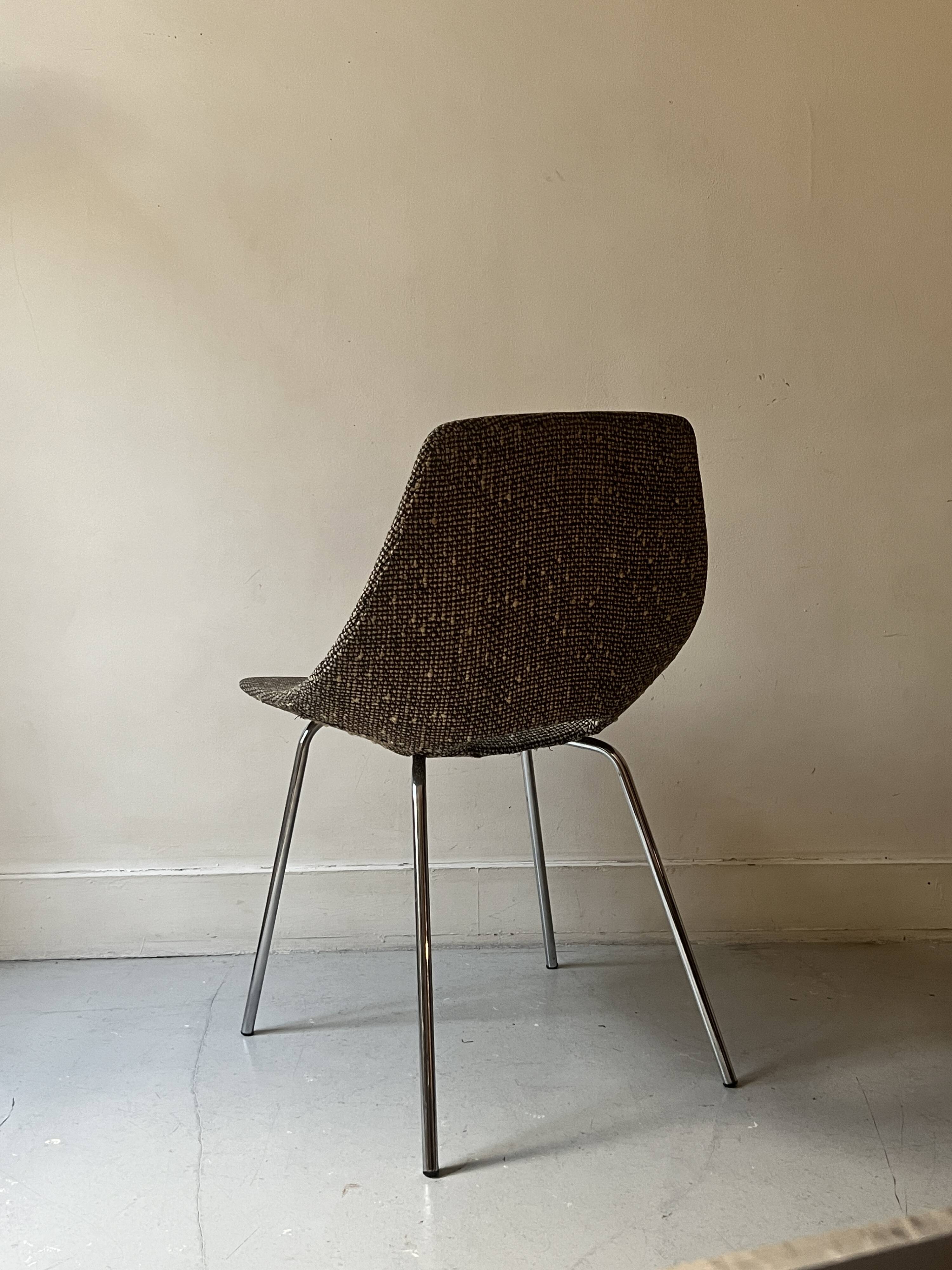 Tonneau chair model Amsterdam by Pierre Guariche for Steiner, 1950.