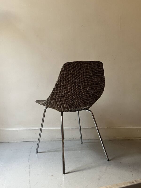 Chaise design tonneau mod. Amsterdam par Pierre Guariche pour steiner, 1950