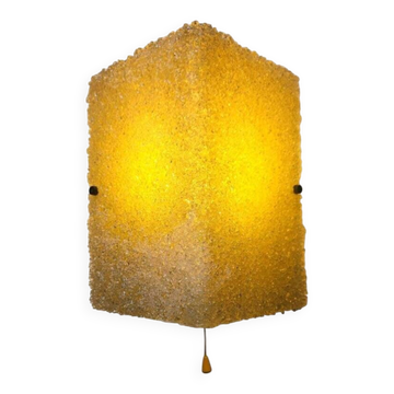 Rare Midcentury Lucite Wall Lamp Pokrok, 1960s