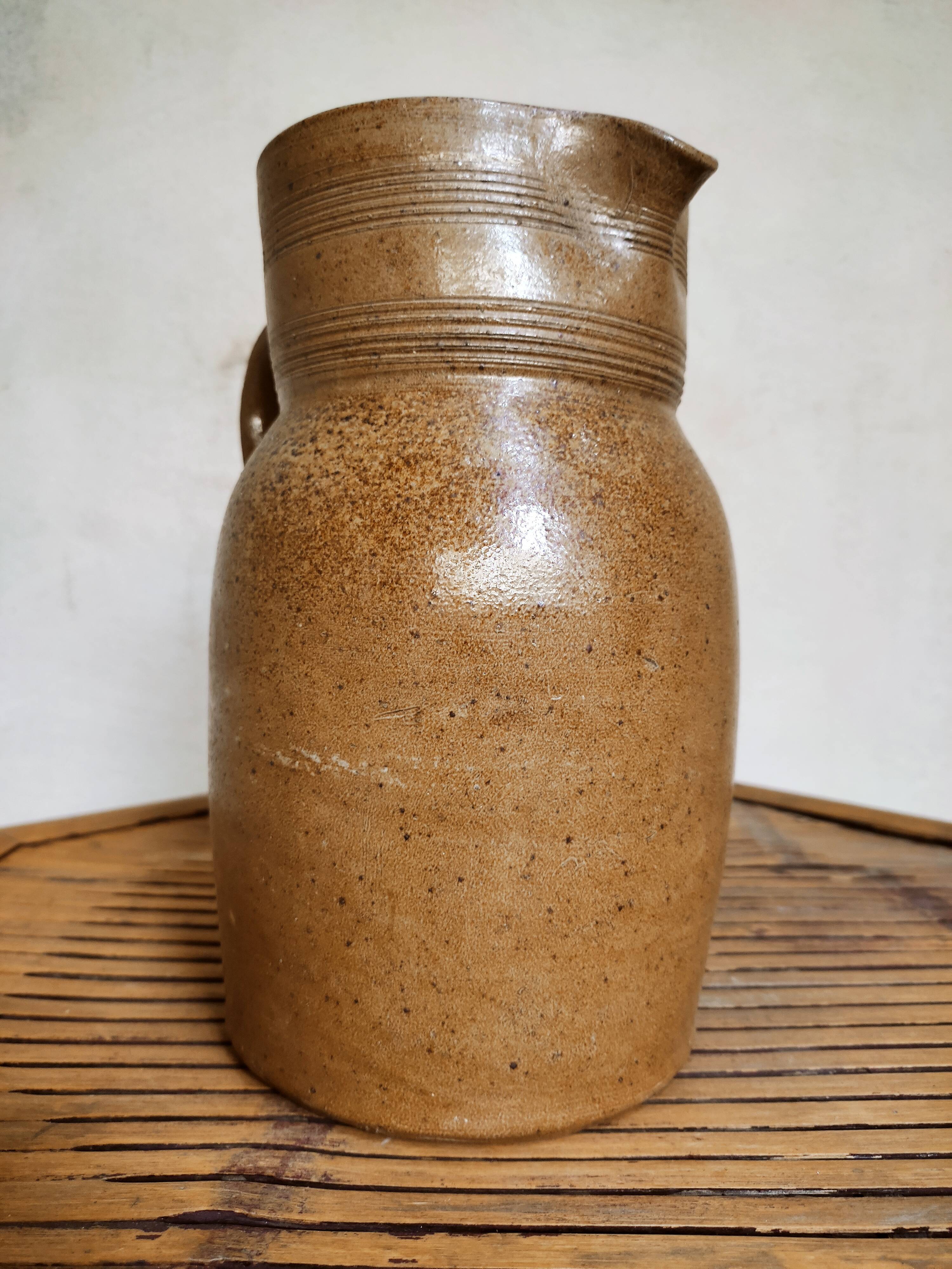 Large pitcher in pyrity sandstone