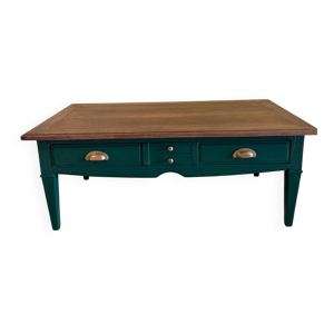 Table basse vert basque