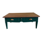 Table basse vert basque