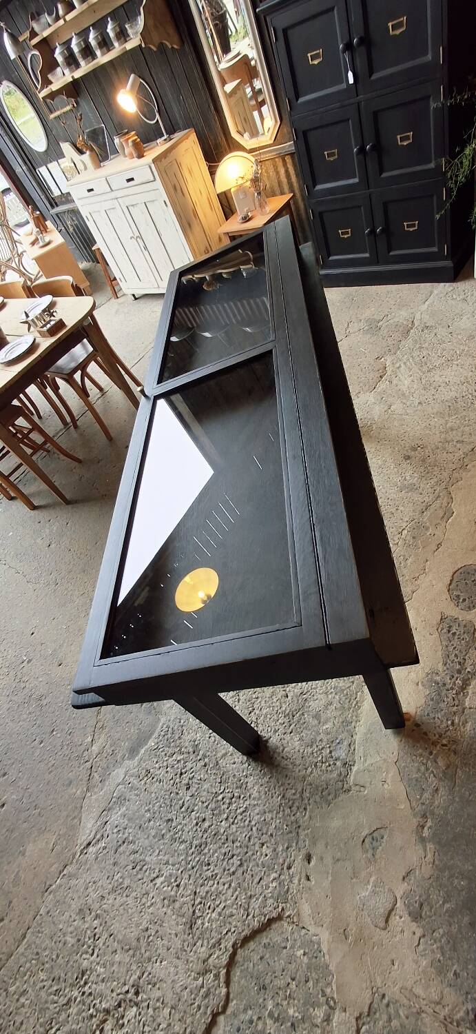 Antique display cabinet on legs