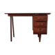 vintage desk with wooden storage drawers