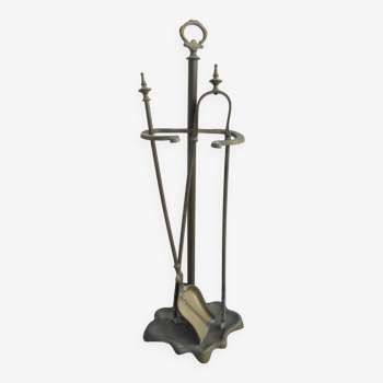 Fireplace Servant Brass Shovel and Tongs