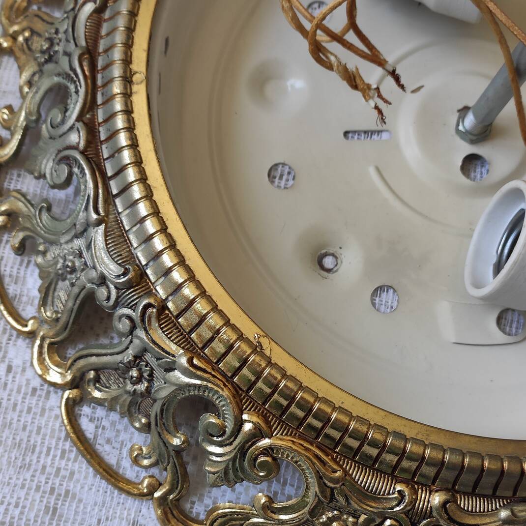 Large globe ceiling light