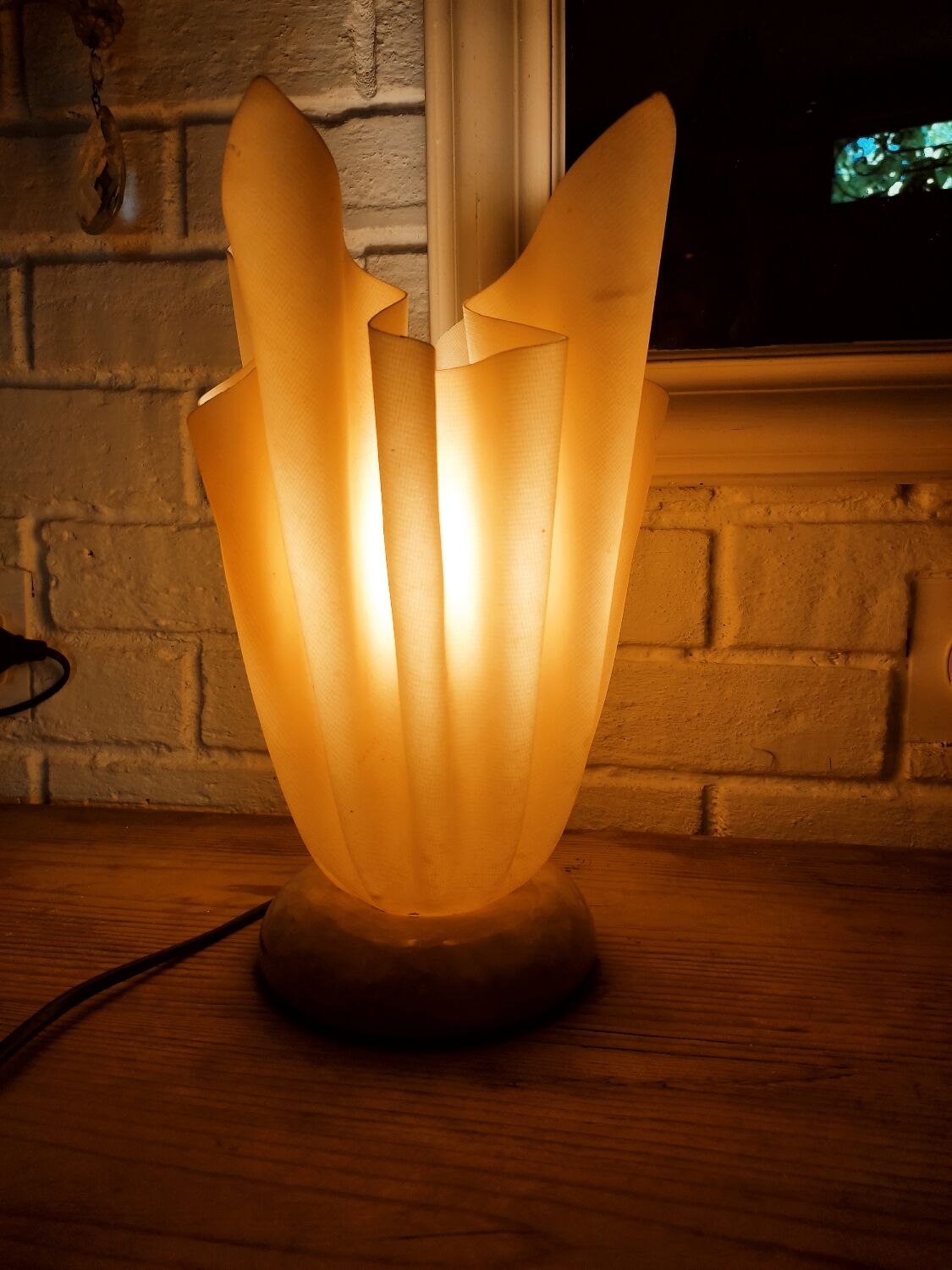 Drapped lamp