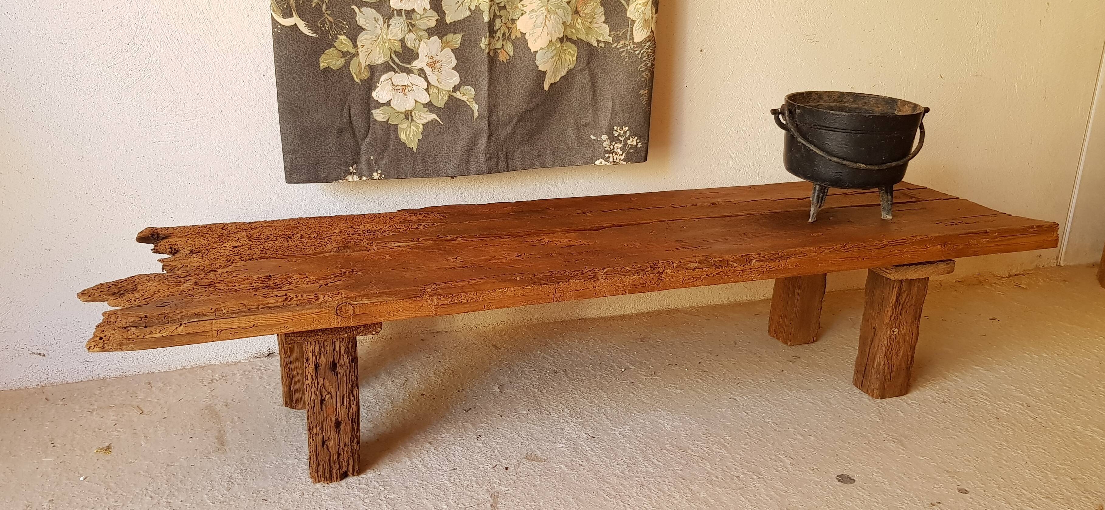 Primitive coffee table