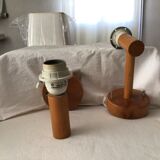 Wood sconces