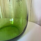 Large Ikea Green Glass Vase by Maria Vinka 1999