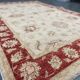 Traditional Living Room Rug, Cream Red Floral Oriental Carpet 119x175cm