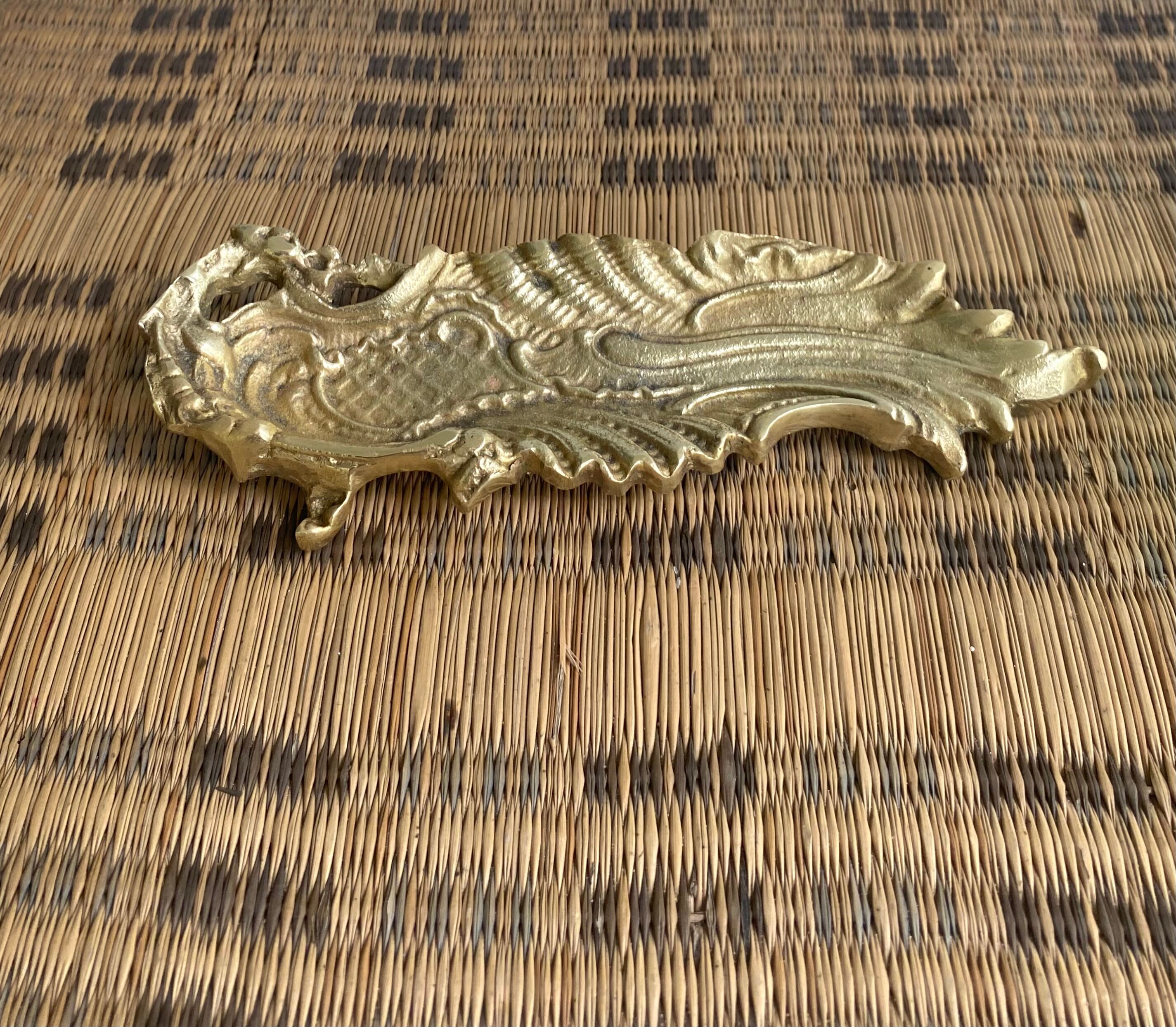 Empty brass pocket "the dragon"