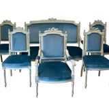 Louis XVI style living room, 6 rooms