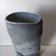 Vase Virebent in porcelain by Claire Debril, 1970s.
