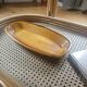 Vintage Saint-Clément glazed earthenware oval serving dish