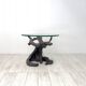 Table en bronze en forme d'arbre, prod. Italien, années 70
