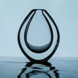 Crystal Lucid Drop Glass Vases by Sven Palmqvist for Orrefors, Sweden, 1950s, set of 3