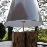 Lamp on oak beam