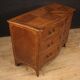 Italian inlaid commode in Louis XV style from 20th century