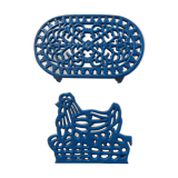 Vintage cast iron dish underside