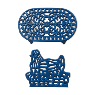 Vintage cast iron dish underside