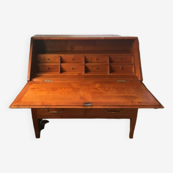 Secretary with solid cherry drawers