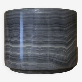 Gray marble coaster set