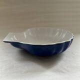 Large blue shell dish
