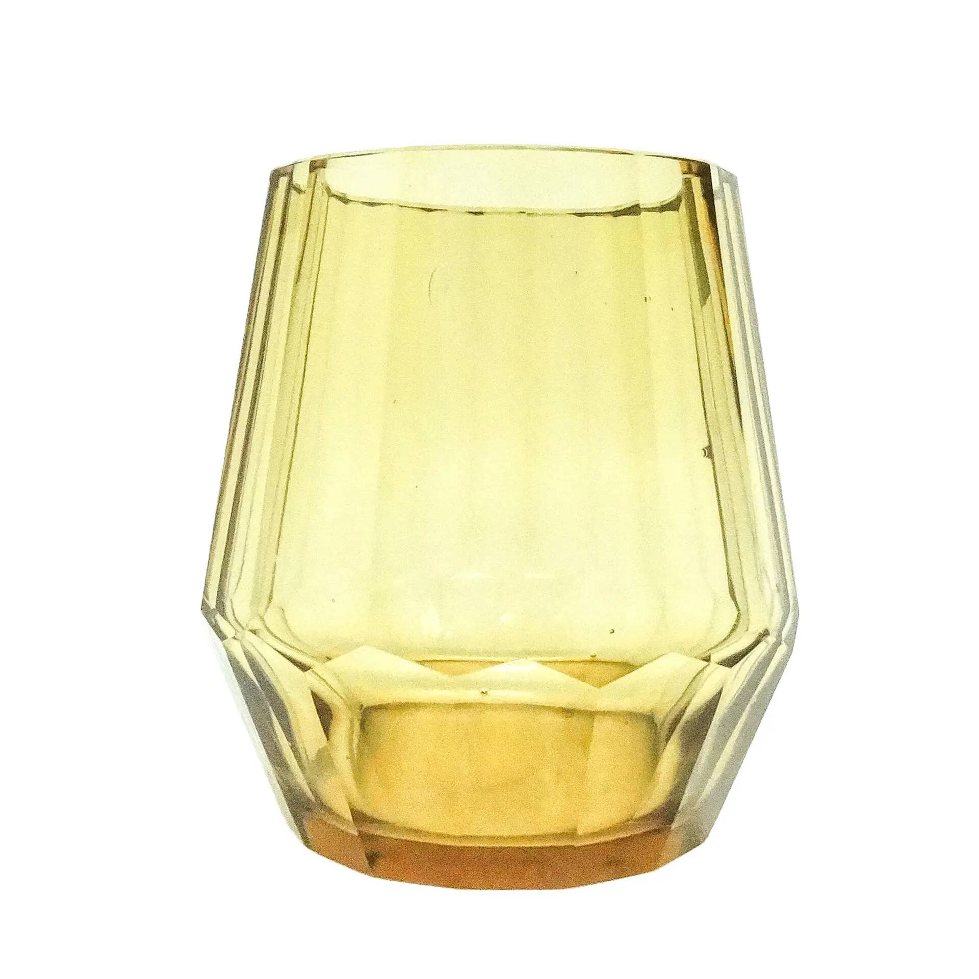 Art Deco vase, crystal, Czechoslovakia, 1930s