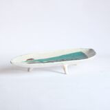 Hugo de Putter and Victoria Blansaer footed ceramic bowl, Belgium 1960s.