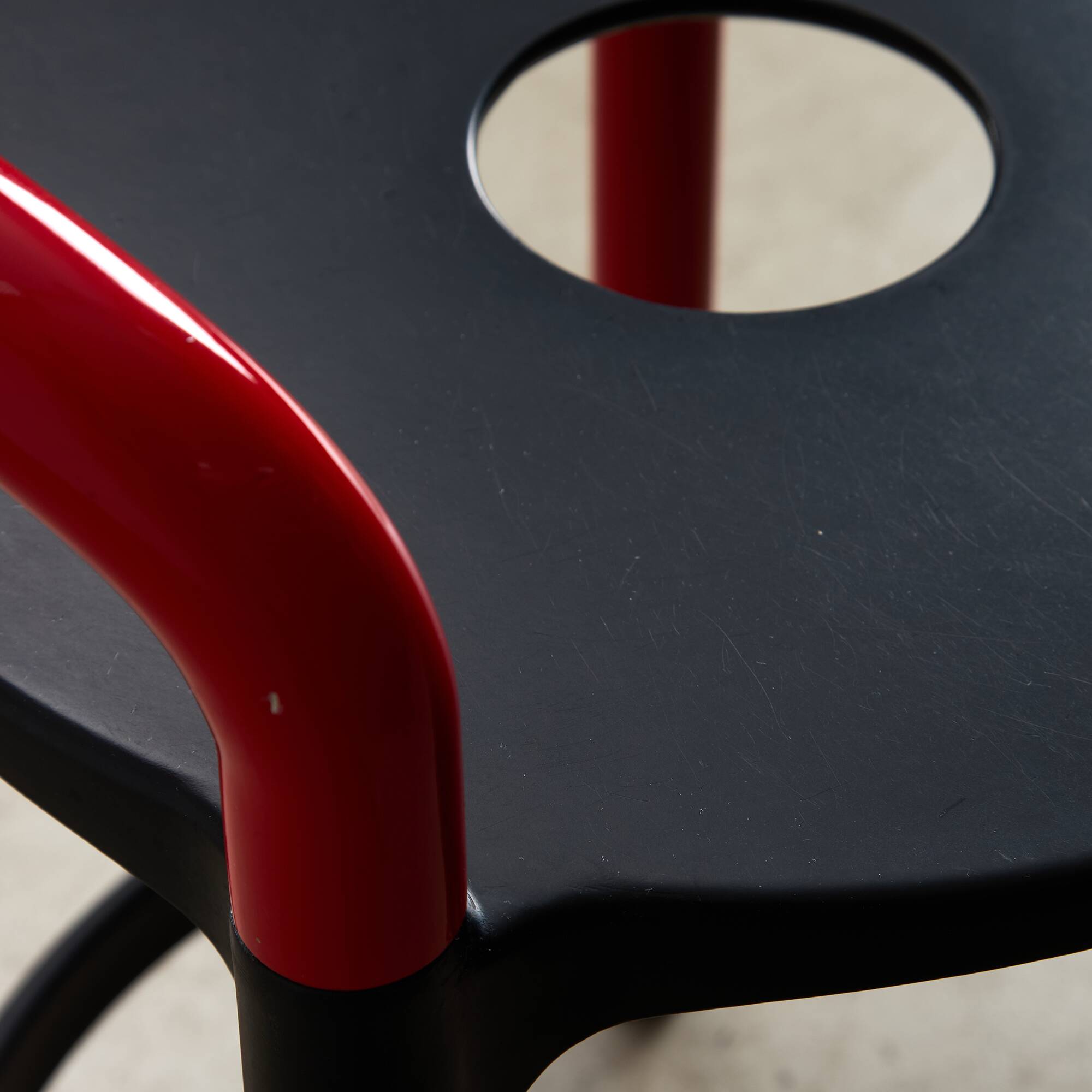 Polo Low Bar Stool by Anna Castelli Ferrieri for Kartell, 1979