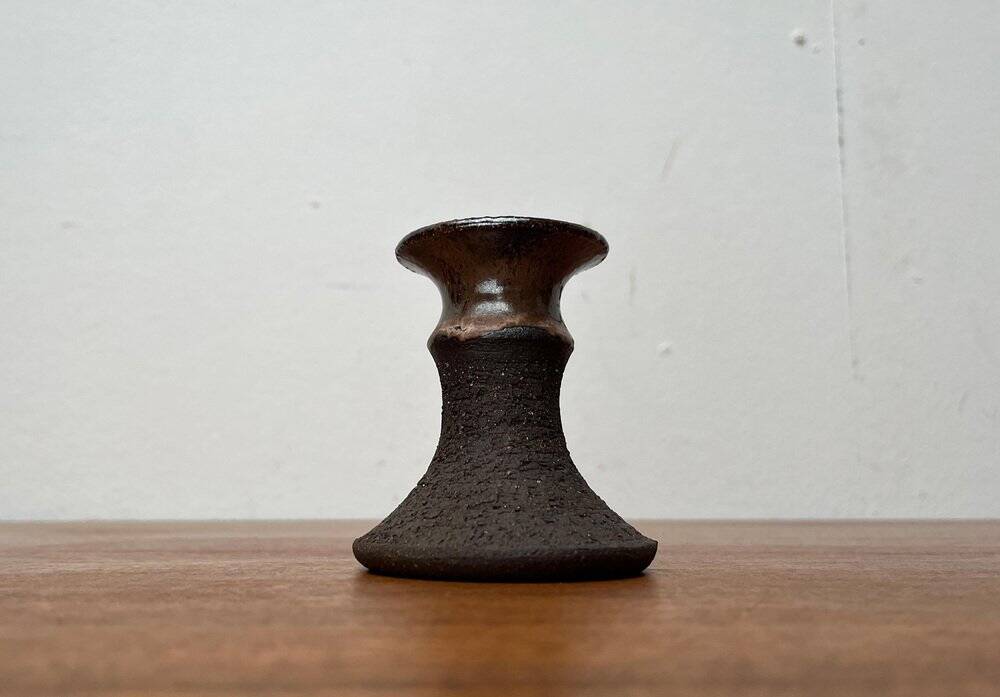Danish workshop candlestick from the mid-century by Lehmann Pottery, 1960s