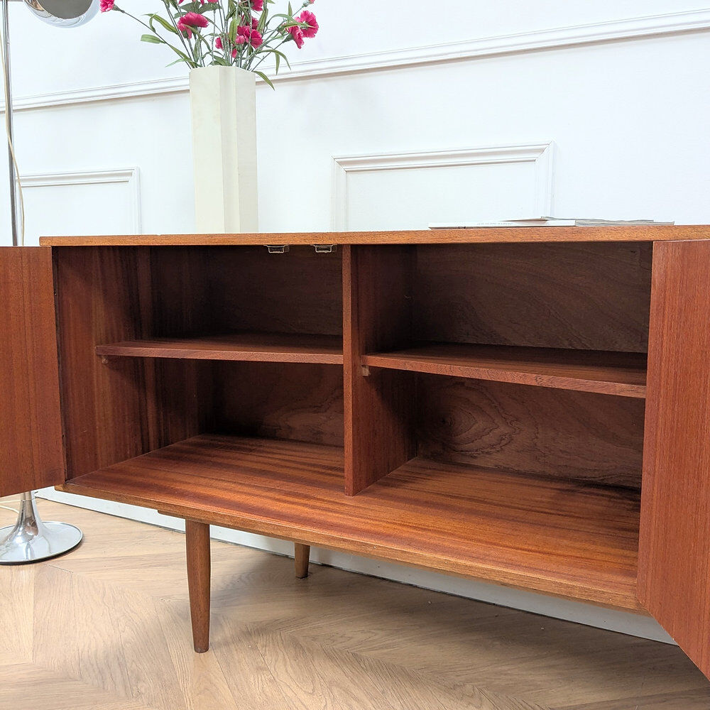 Danish vintage teak sideboard from the 1960s.