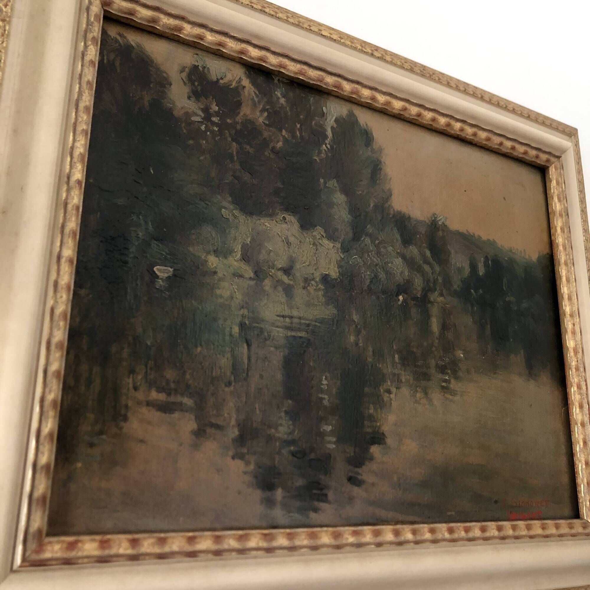 Peinture à l'huile signée A Signoret Vaillant