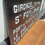 Sncf 19th cast iron plate