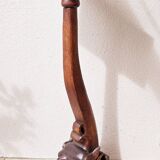 19th century carved wooden dragon column
