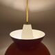 Vintage Louis Poulsen Doo-Wop Red Pendant Lamp