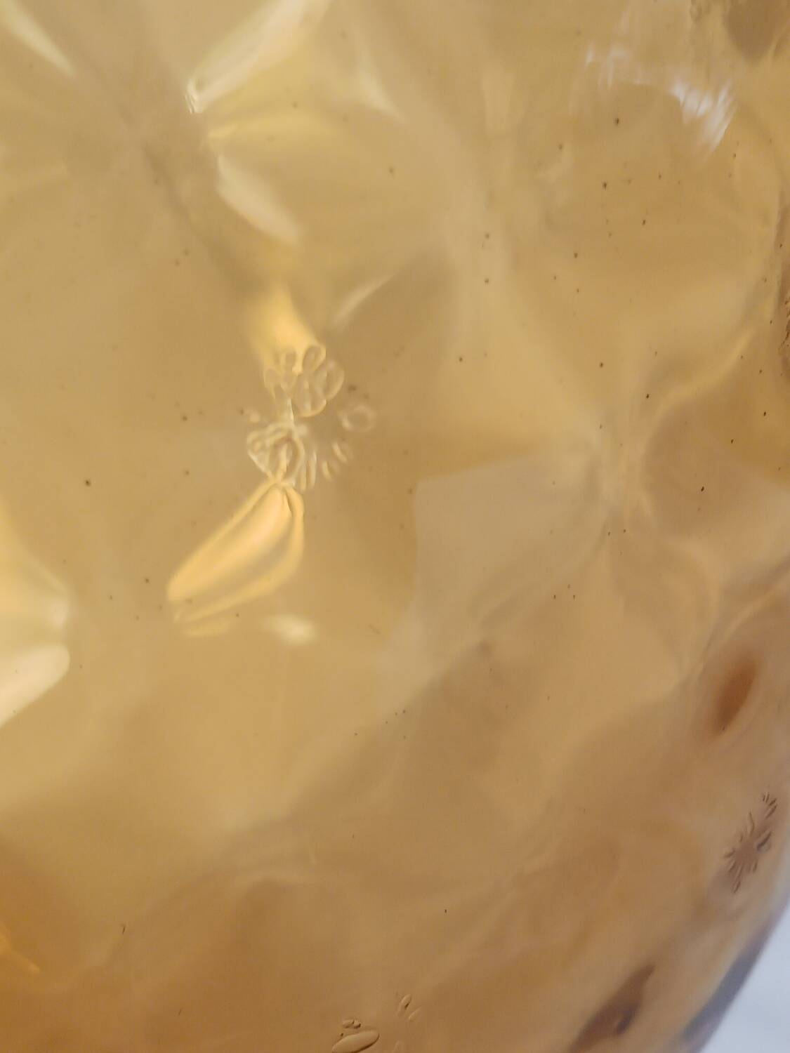 Large Empoli Italian blown vase