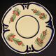 4 Quimper earthenware saucers or plates