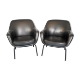 Pair of Olli Mannermaa Armchairs by Cassina, Italy, 1960s